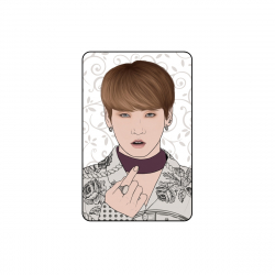 Karta przezroczysta BTS Blood Sweat & Tears - Jung Kook